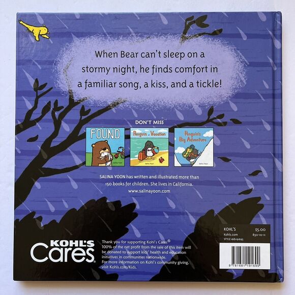 Set of 2 Childrens Books Hardcover Stormy Night and Found by Salina Yoon - Picture 9 of 9